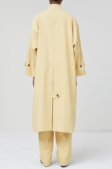 WOMEN LONG COAT YELLOW CALCITE 2