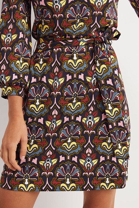 TIE DETAIL JERSEY SHIFT DRESS NSP 5