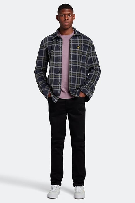 COTTON MERINO CREW JUMPER BILLBOARD PURPLE 3