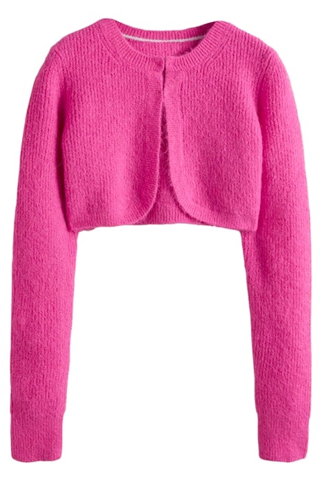 RIB KNIT BOLERO PNK 8