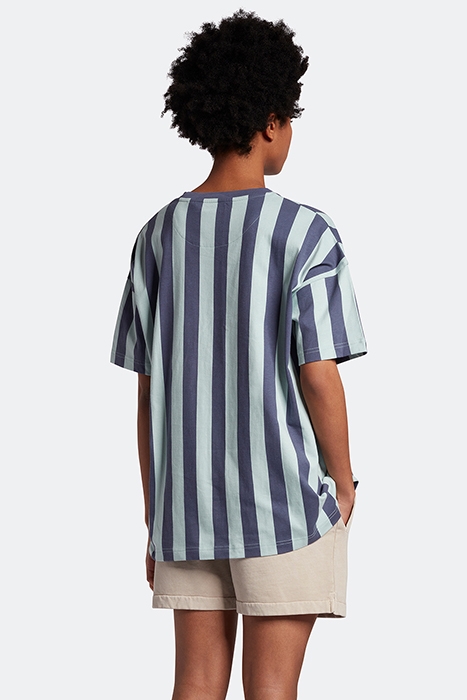 VERTICAL STRIPED T-SHIRT NIGHTSHADE BLUE 2