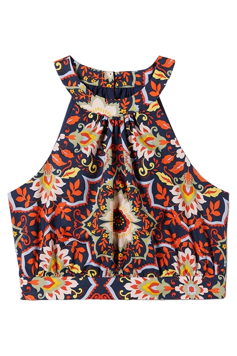 JESSICA HALTERNECK CO-ORD TOP NVY 6