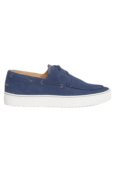 LIAM SUEDE CUPSOLE BOAT SHOE MID BLUE 1