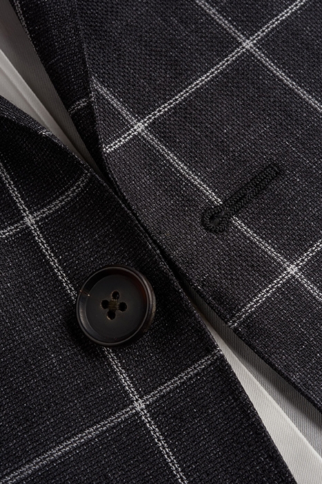 Dark Grey Checked Sienna Suit 3