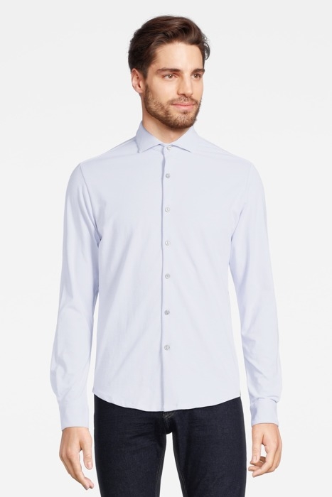 SHIRT FINE SLUB JERSEY LT. BLUE 2