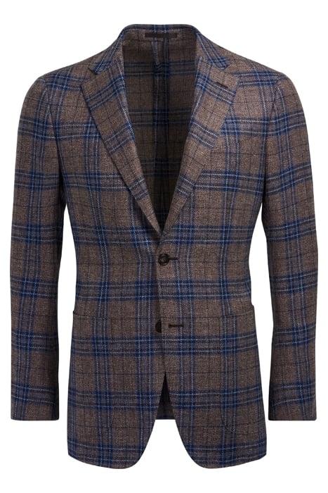 Brown Checked Havana Blazer 2