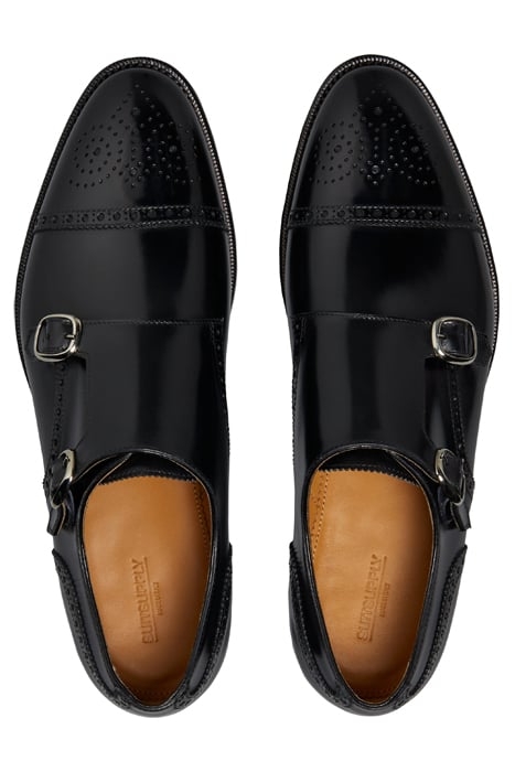 BLACK DOUBLE MONK STRAP 3