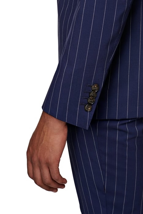 Mid Blue Striped Havana Suit 7