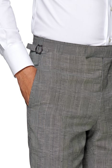 Mid Grey Checked Washington Suit 5