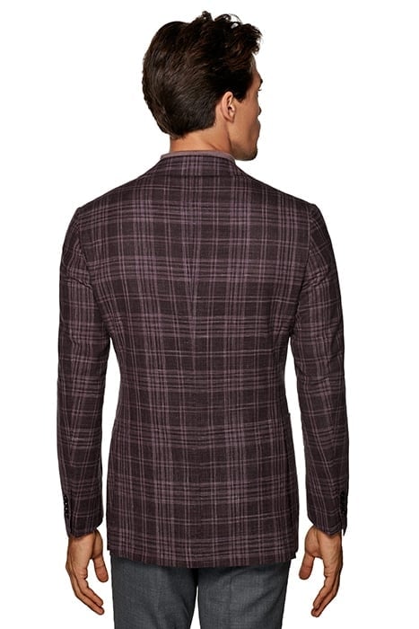 PURPLE CHECKED HAVANA BLAZER 3