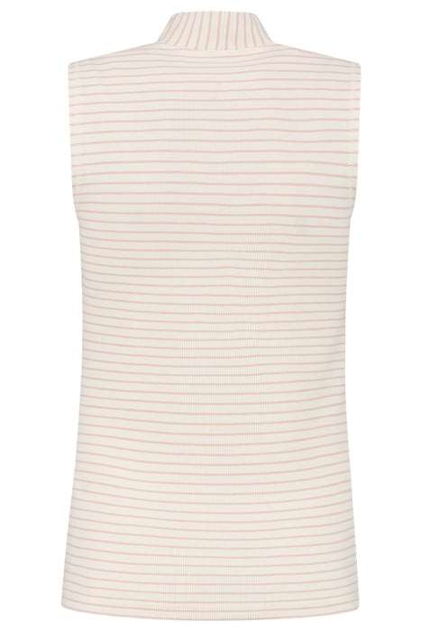 OAKLEY SLEEVELESS TOP OFF WHITE/ROSE SMOKE STRIPE OFF WHITE/ 2