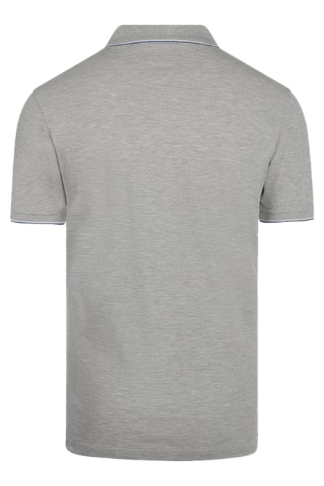 TIPPING POLO WITH BADGE RF GREY MELANGE 2