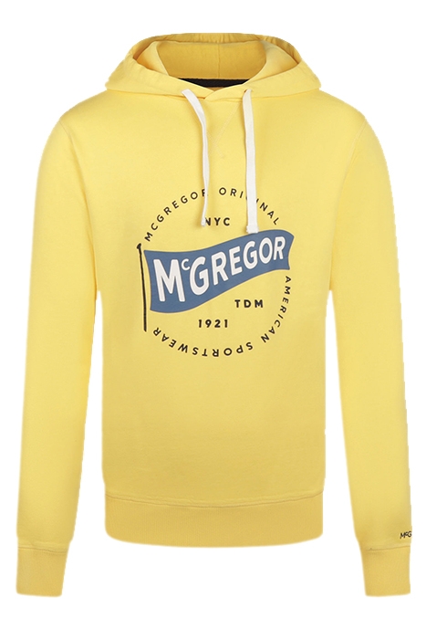 HOODY WITH GRAPHIC LIGHT YELLOW 1
