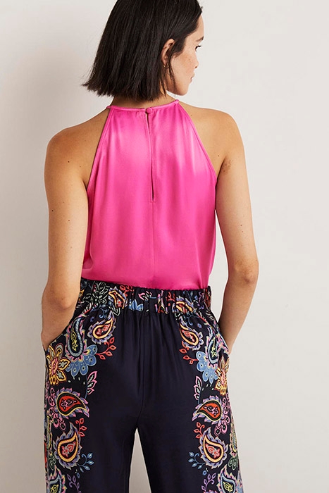 STRAPPY HALTERNECK SATIN TOP DPK 2