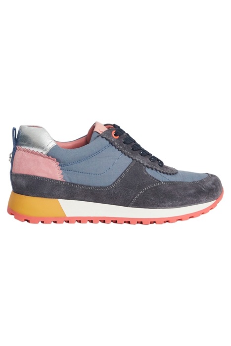 COLOUR BLOCK RETRO SNEAKER BLUE 1