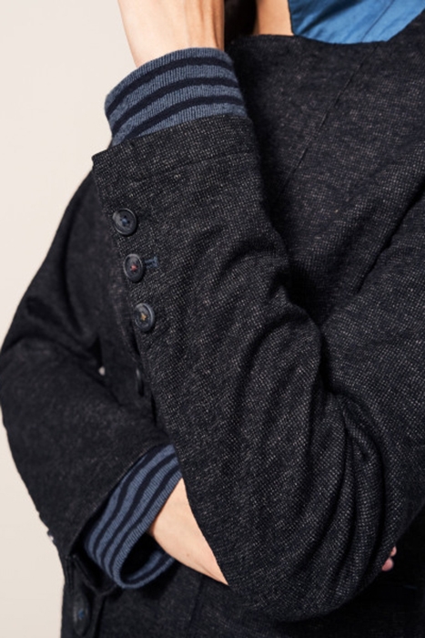 OLIVIA WOOL MIX JERSEY BLAZER GREY 3