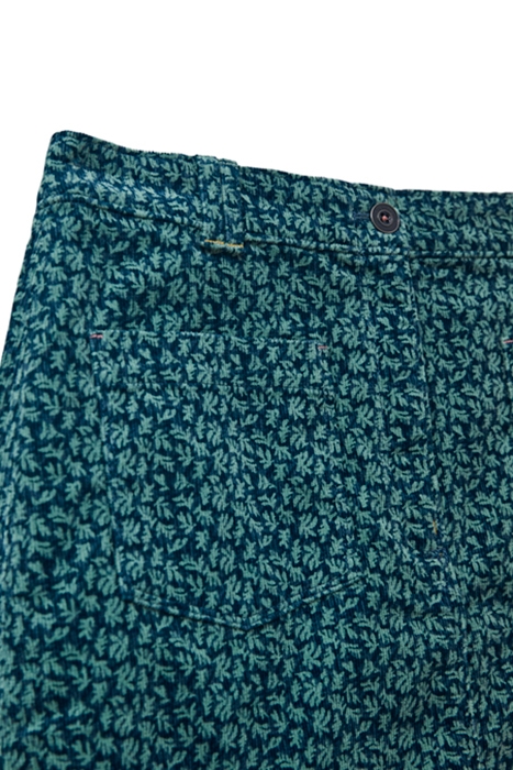 MELODY CORD SKIRT TEAL 3