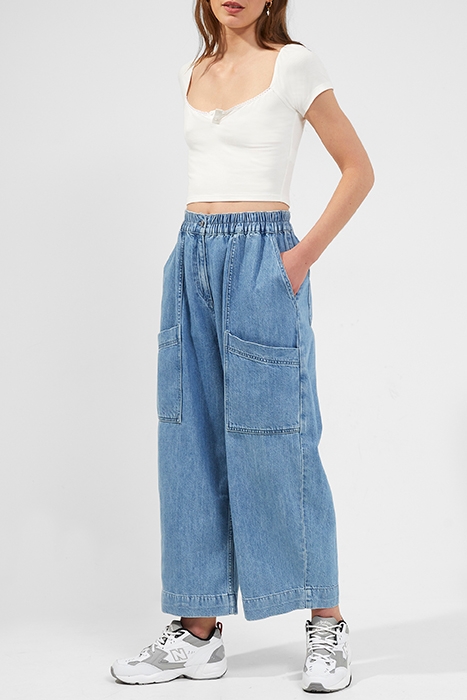 VALENTINA JERSEY WHITE CAP SLEEVE T-SHIRT SUMMER WHITE 3