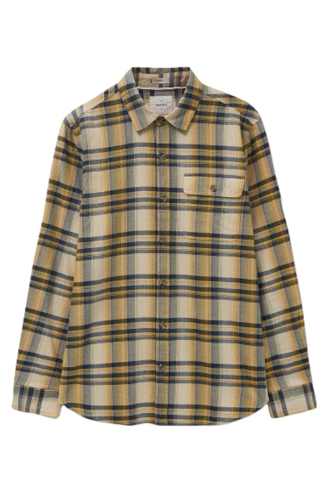 WALLACE CHECKED SHIRT DP YELLOW 1