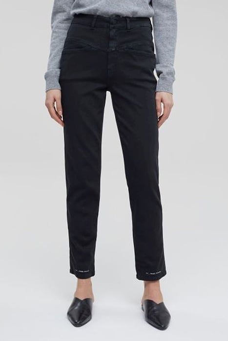 WOMEN PEDAL PUSHER PANTS BLACK 1