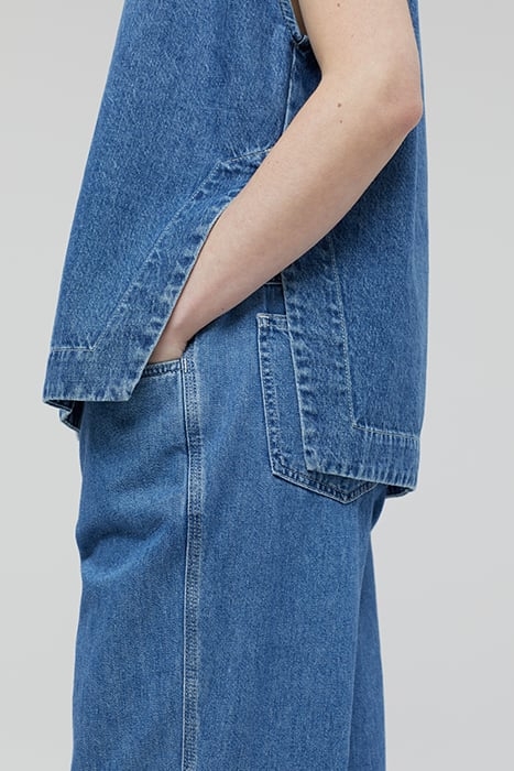 WOMEN DENIM PULLUNDER MID BLUE 4