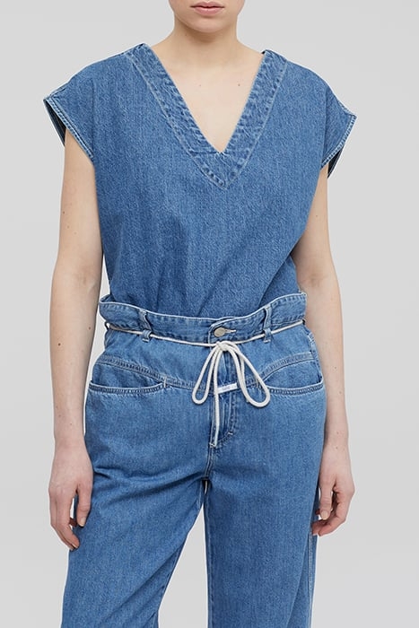 WOMEN DENIM PULLUNDER MID BLUE 1