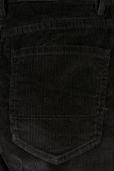 LADIES HIGH WAIST 90´S WIDE LEG CORDUROY PANTS BLACK 7