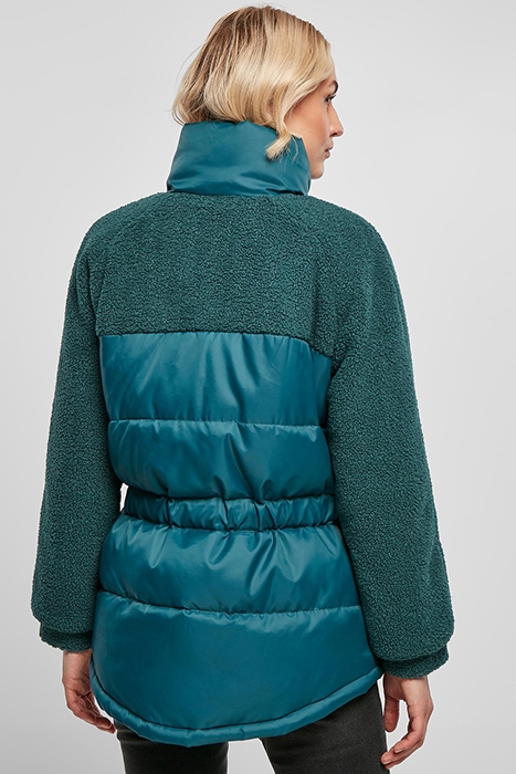 LADIES SHERPA MIX PUFFER JACKET JASPER 3