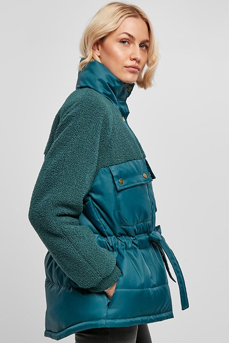 LADIES SHERPA MIX PUFFER JACKET JASPER 5