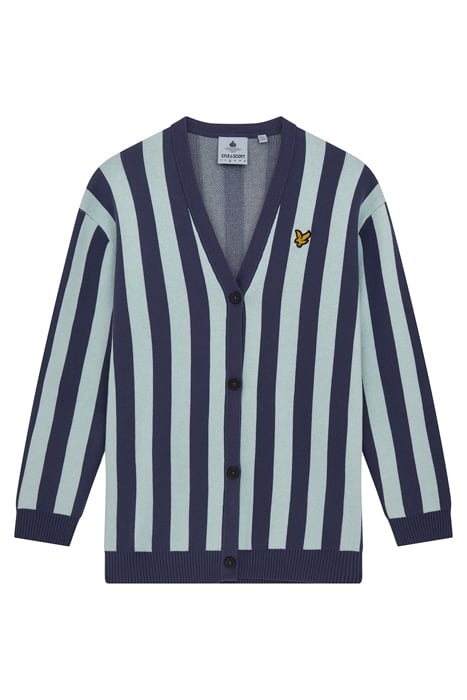 STRIPE CARDIGAN W524 NIGHTSHADE BLUE 5