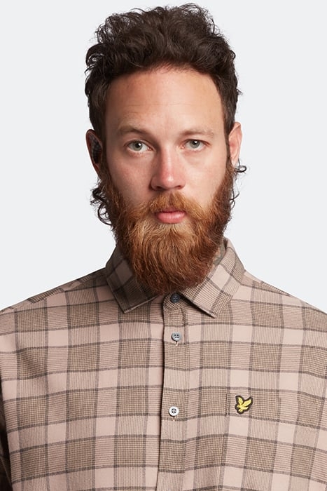 CHECK OVERSHIRT W785 MAUVE DUSK 4