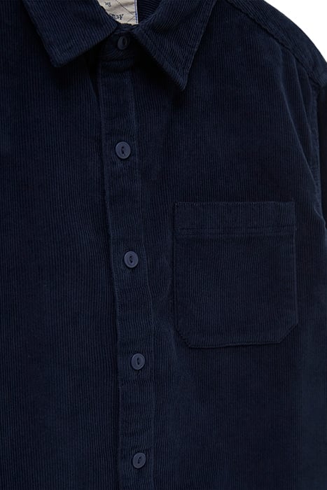 WHITWICK CORD SHIRT DARK NAVY 4