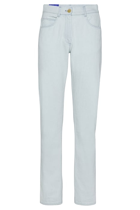 RAW DENIM BOYFRIEND PANTS BLEACH 1