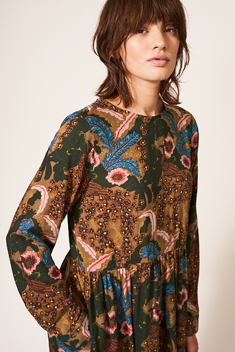 ELISA MINI DRESS GREEN 4