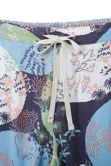 NINA WOVEN PJ BOTTOM GREY MULTI 3