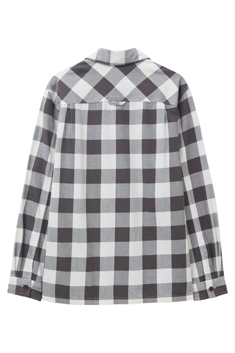 BUFFALO TWILL CHECK SHIRT LGT NAT 5