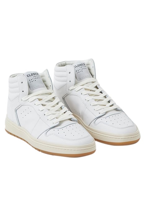 WOMEN SNEAKER HIGH SHOES WHITE 5