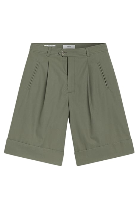 WOMEN SHORTS WITH TURN-UP DRIED BASIL 5