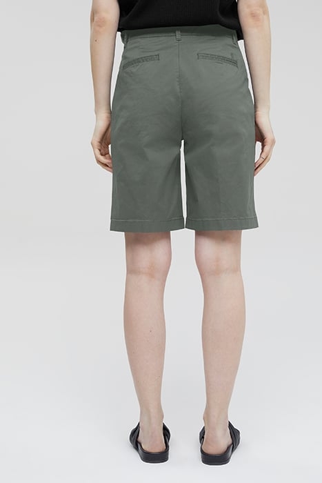 WOMEN BERMUDA SHORTS OLIVE GREEN 2