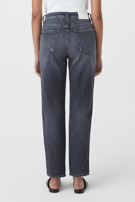 WOMEN PEDAL PUSHER JEANS DARK GREY 2