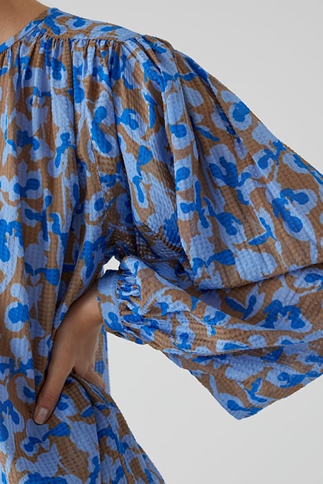 WOMEN GATHERED BLOUSE SHIRTS & BLOUSES NUTMEG 7