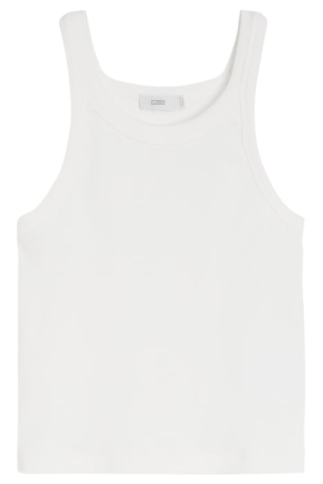 WOMEN CROPPED TANK TOP T-SHIRTS IVORY 6