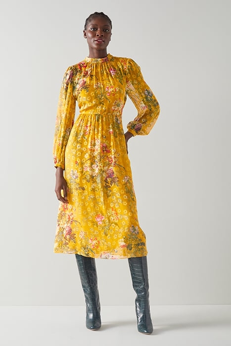 LEANDRA MIDI DRESS MULTICOLOR 1