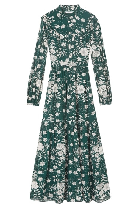 PATTI SHIRT DRESS DARK GREEN 4