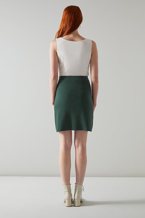 PARIS MINI SKIRT DARK GREEN 3