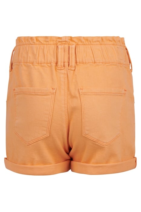 GA-COLOURED PAPERBAG DENIM SHORT JILL&MITCH BY SHOEBY ORANGE 4