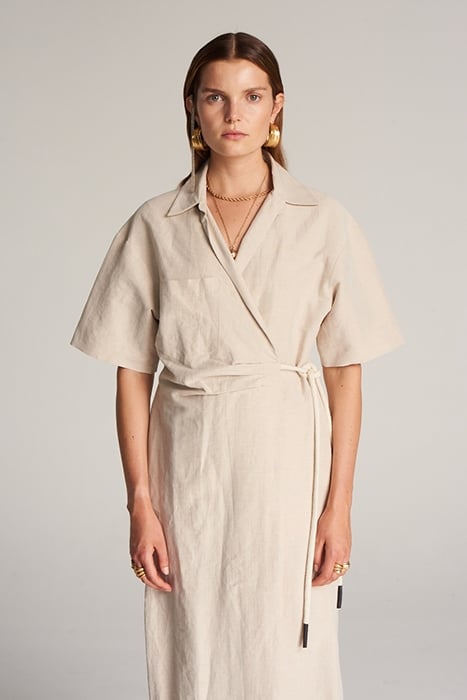 CORDAGE DRESS BEIGE 3