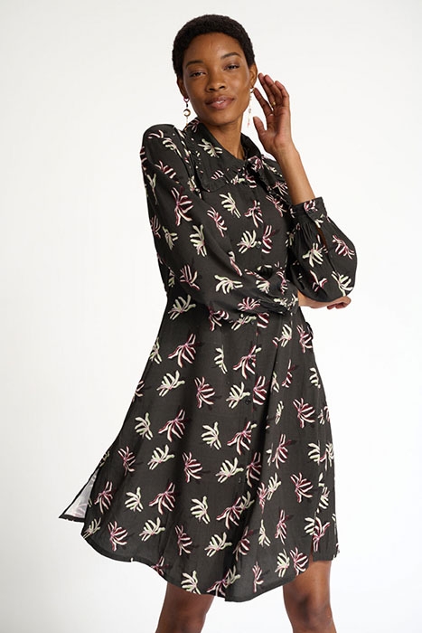 DRESS - FLOWER FLOW ANTHRACITE 1