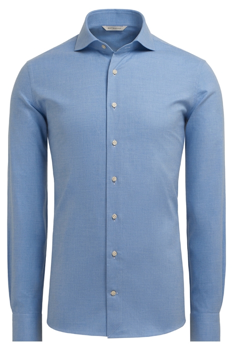 LIGHT BLUE TWILL SLIM FIT SHIRT 6