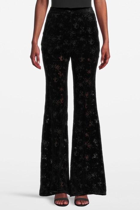 WOMEN‘S VELVET DEVORÉE PANTS BLACK 099 1